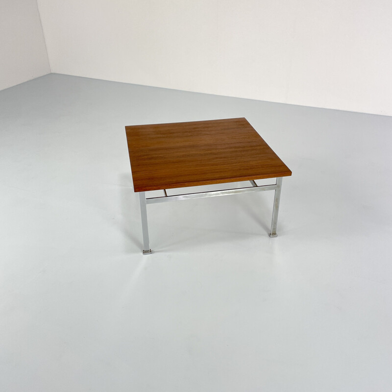 Square vintage coffee table by F.Lli Saporiti, Italy 1970