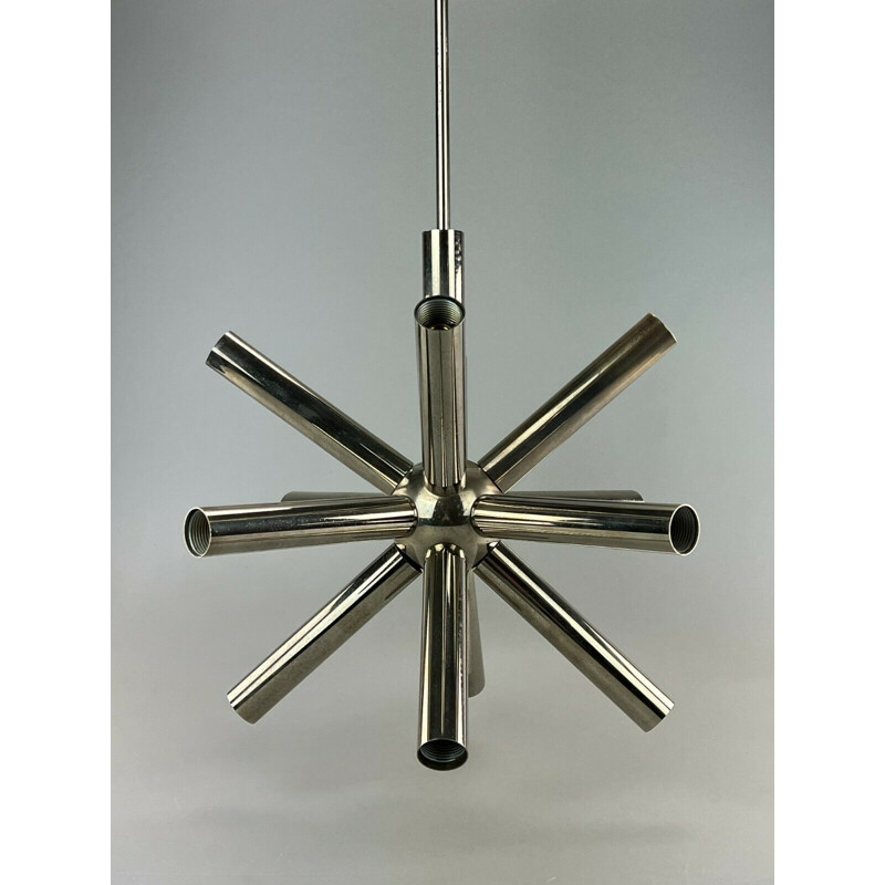 Vintage Spoetnik hanglamp in chroom van Sciolari, 1960-1970