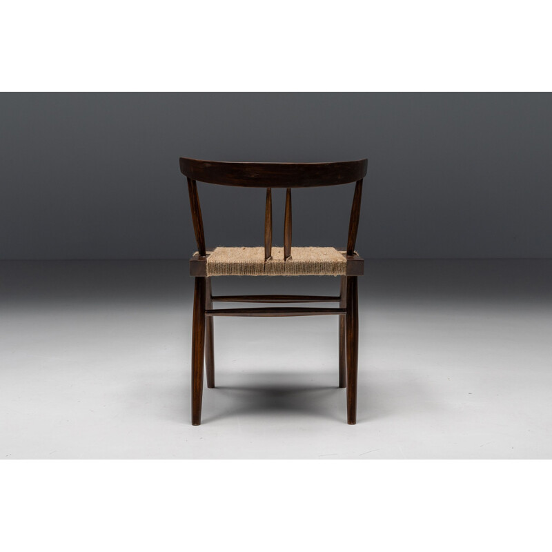 Vintage notenhouten stoel van George Nakashima, 1960