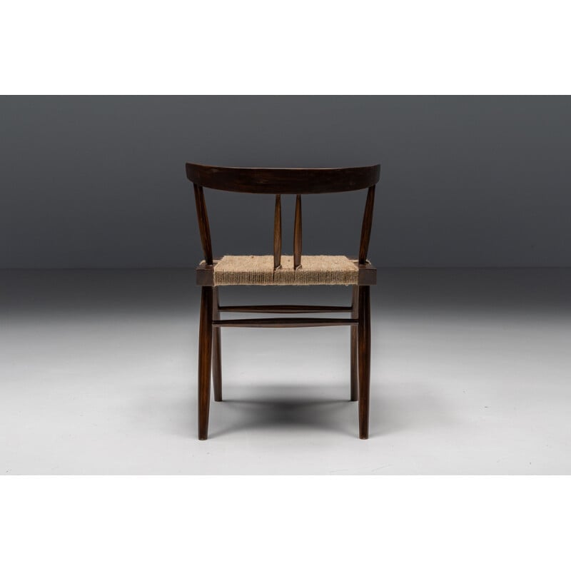 Vintage walnut dining chair by George Nakashima, 1960s