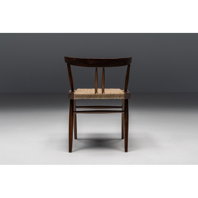 Vintage walnut dining chair by George Nakashima, 1960s