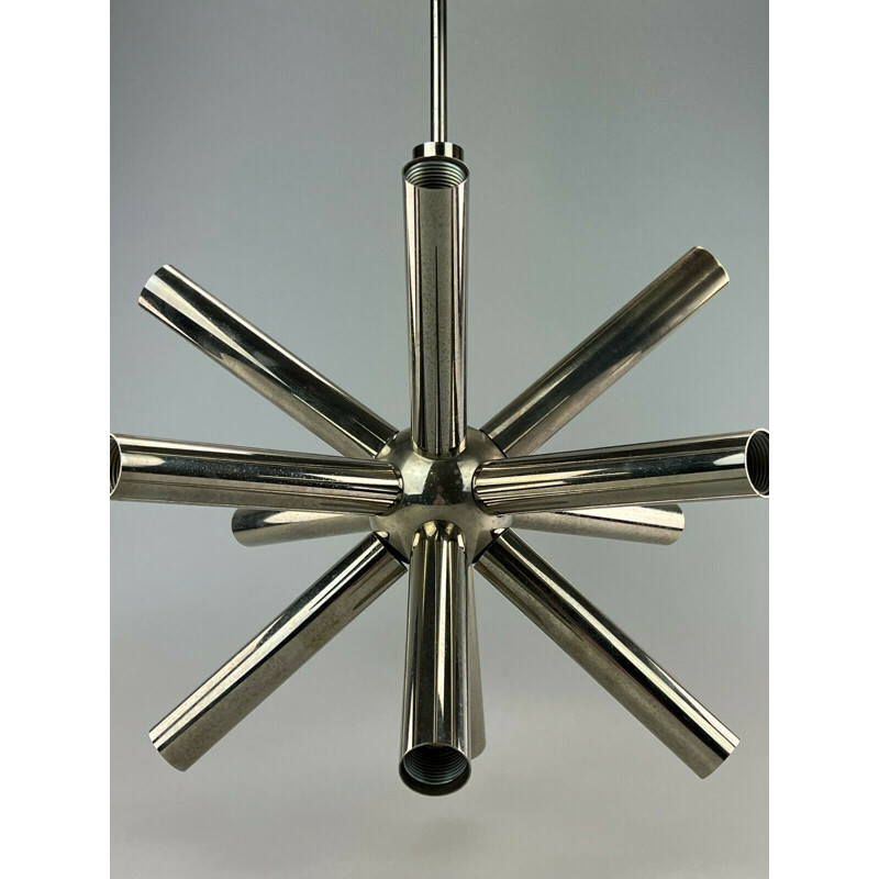 Vintage Spoetnik hanglamp in chroom van Sciolari, 1960-1970