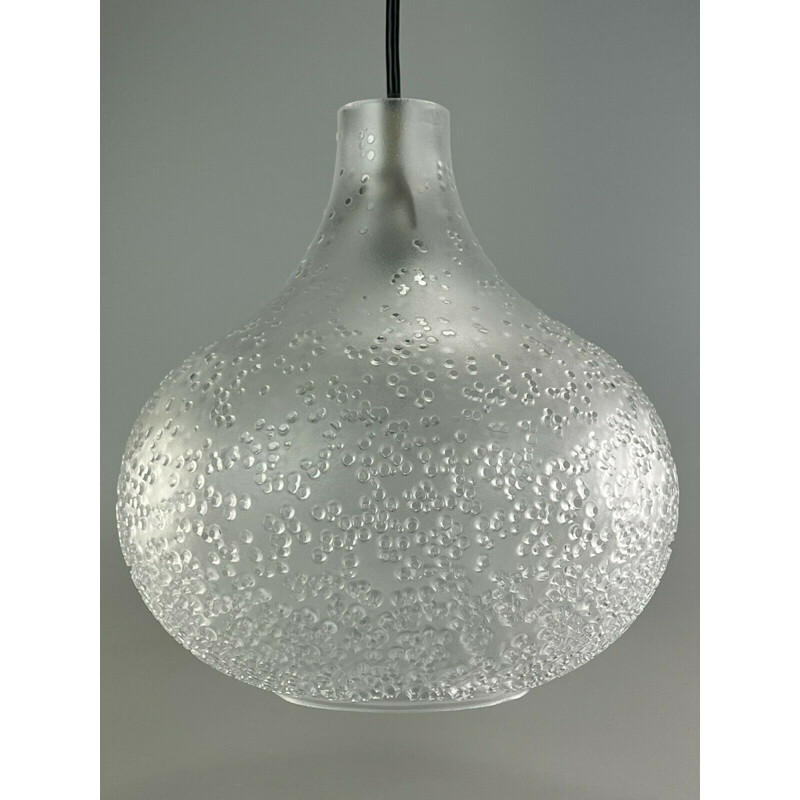 Vintage pendant lamp in glass by Peill & Putzler, 1960-1970s