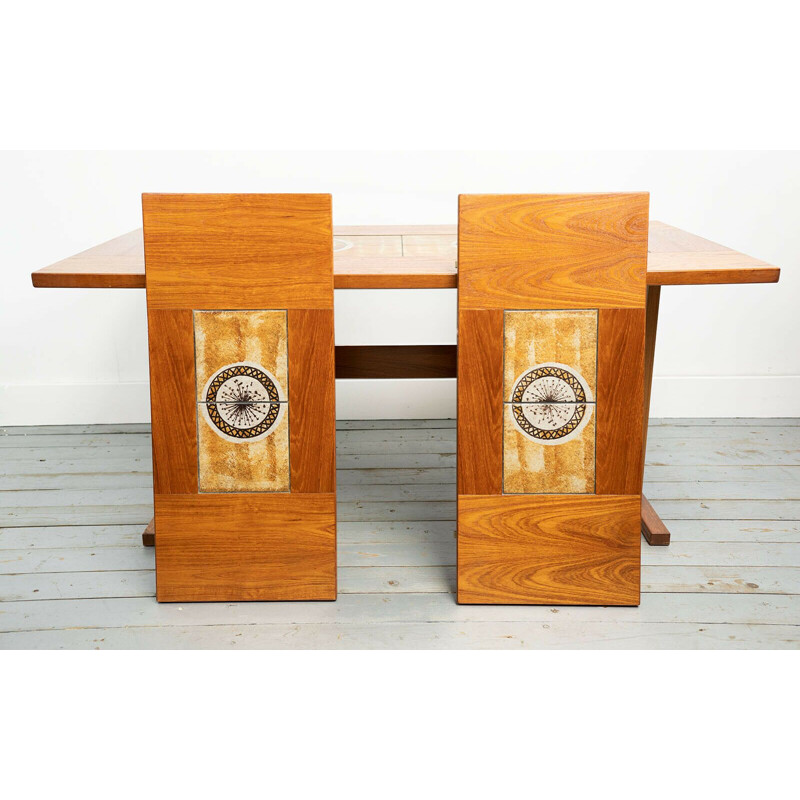 Vintage teak tisch von Gangso Mobler, Dänemark