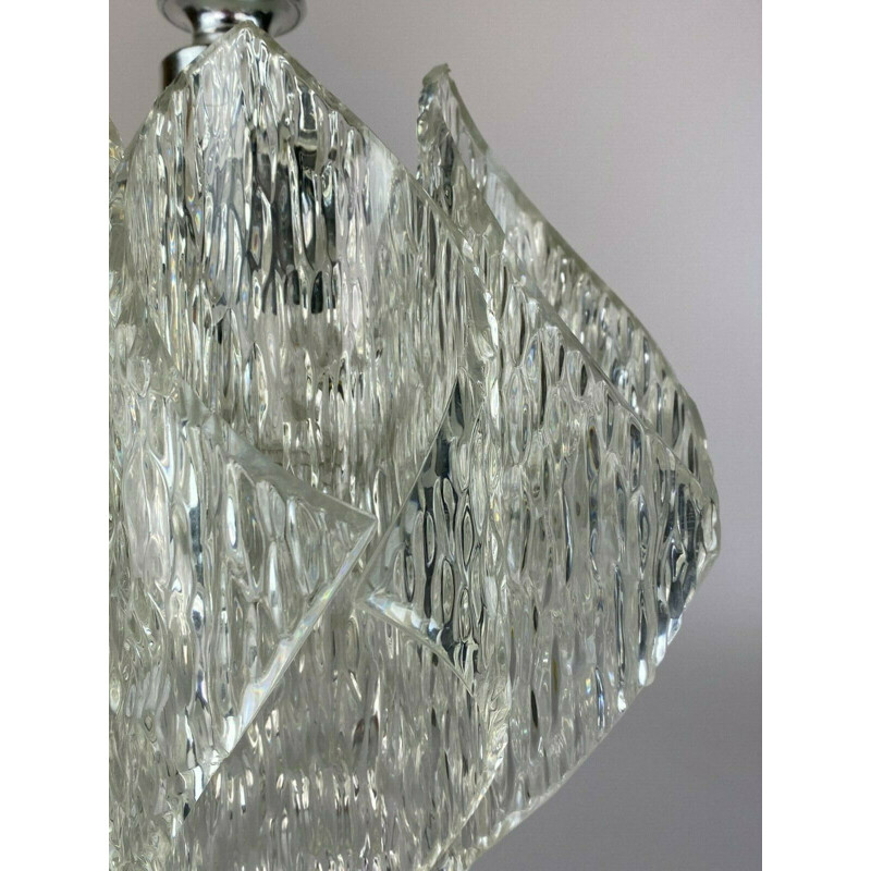 Vintage pendant lamp in acrylic and plastic, 1960-1970s