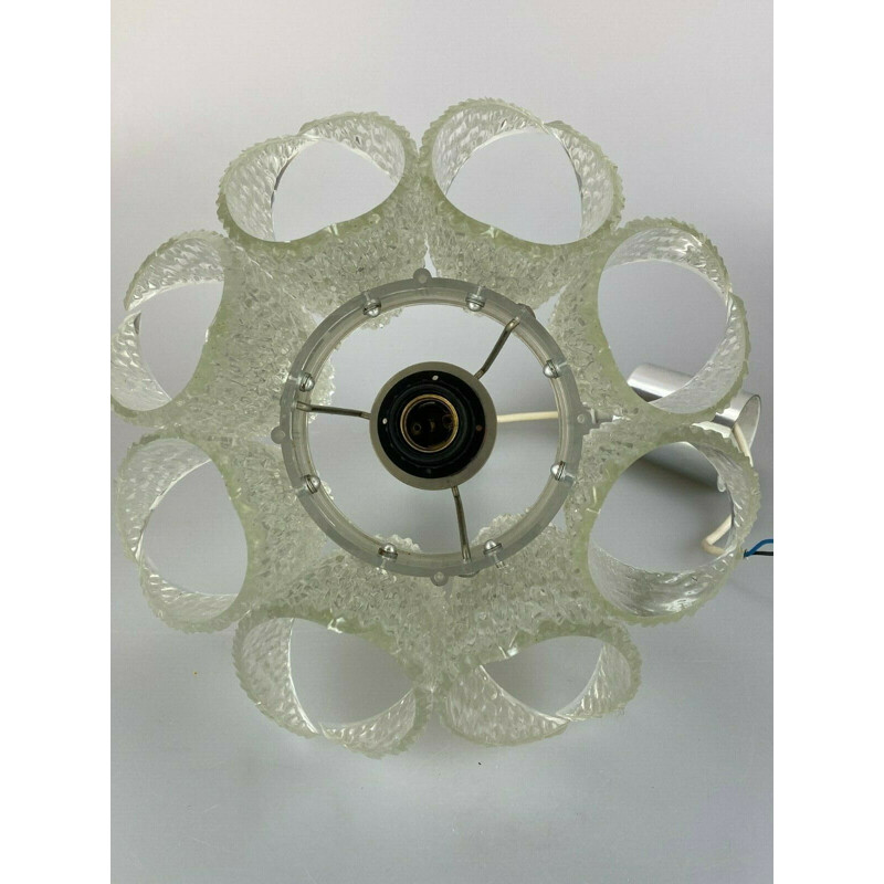 Vintage pendant lamp in acrylic and plastic, 1960-1970s