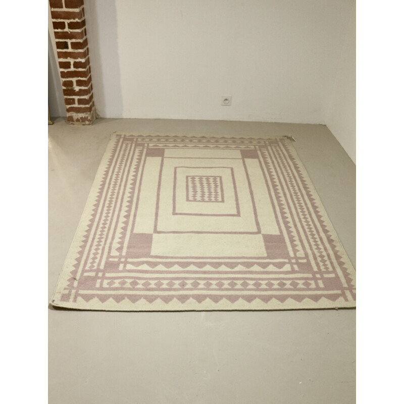 Vintage ethnic wool rug, 1970-1980