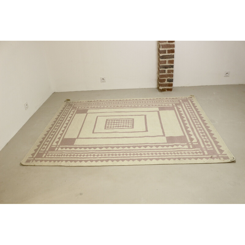 Vintage ethnic wool rug, 1970-1980