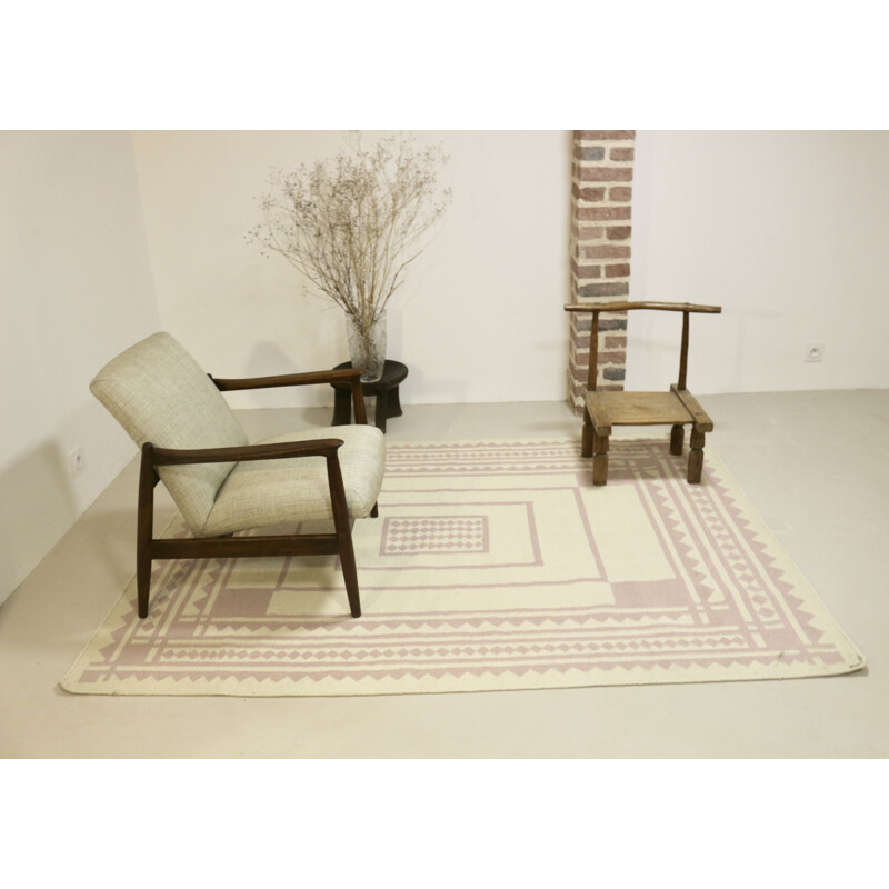 Vintage ethnic wool rug, 1970-1980