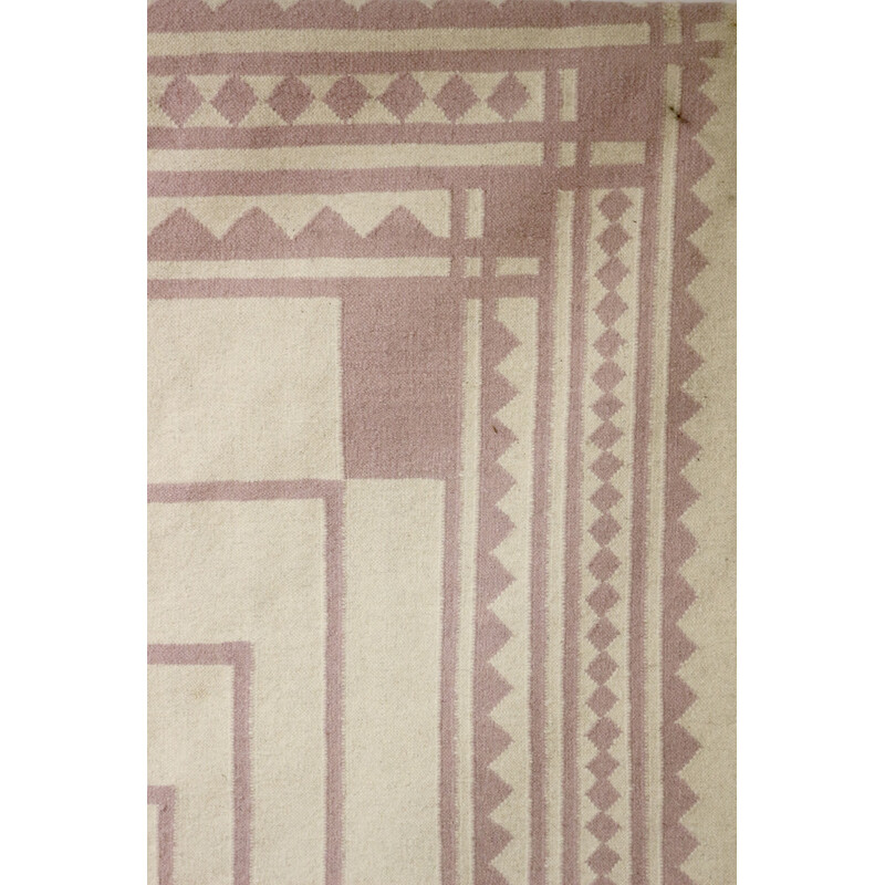 Vintage ethnic wool rug, 1970-1980