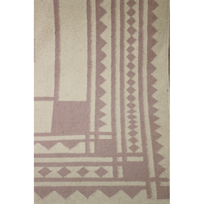 Vintage etnische wollen tapijt, 1970-1980