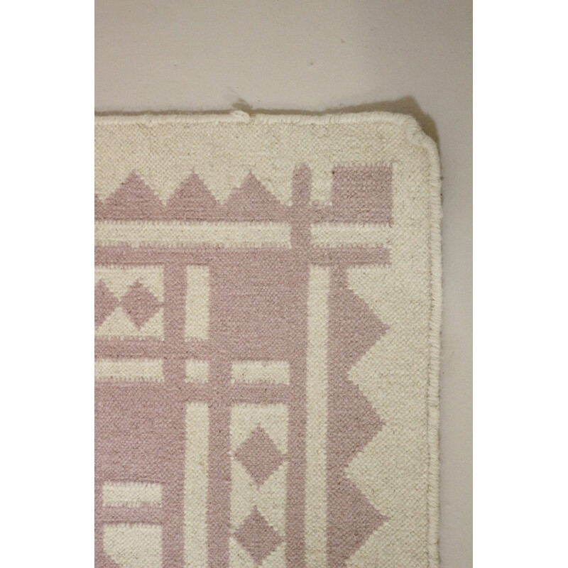 Vintage ethnic wool rug, 1970-1980