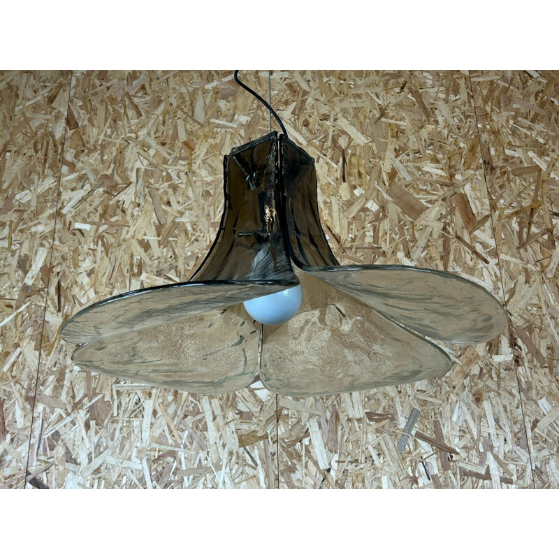 Vintage Murano glass pendant lamp by Carlo Nason for Mazzega, 1960-1970s