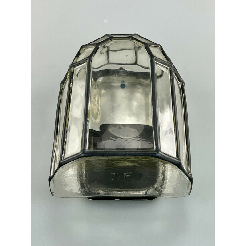 Vintage wall lamp by Glashütte Limburg, 1960