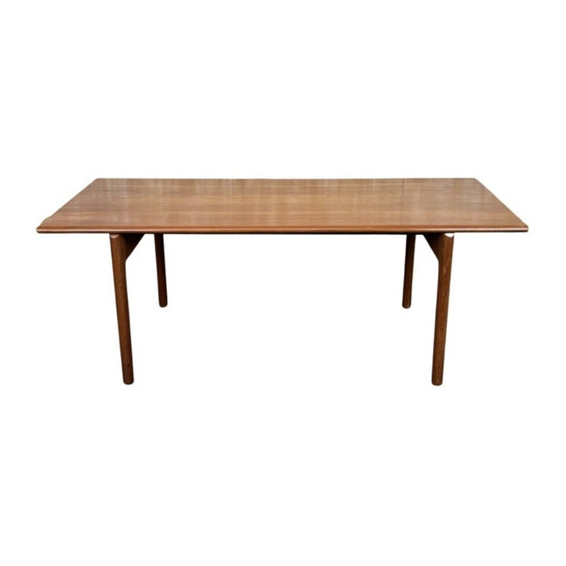 Vintage teak coffee table by Hans J. Wegner and Andreas Tuck, 1960-1970s