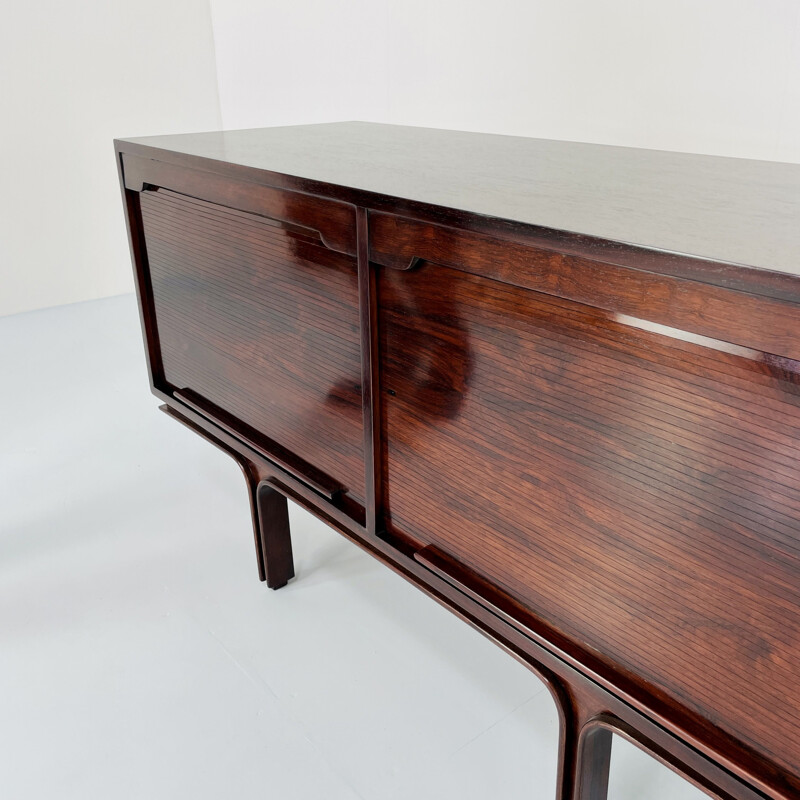 Vintage wooden sideboard by Gianfranco Frattini for Bernini, Italy 1957