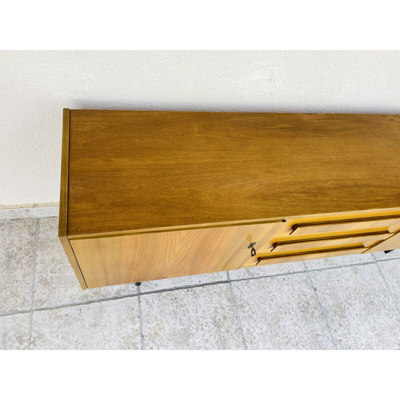 Vintage teak sideboard with two doors