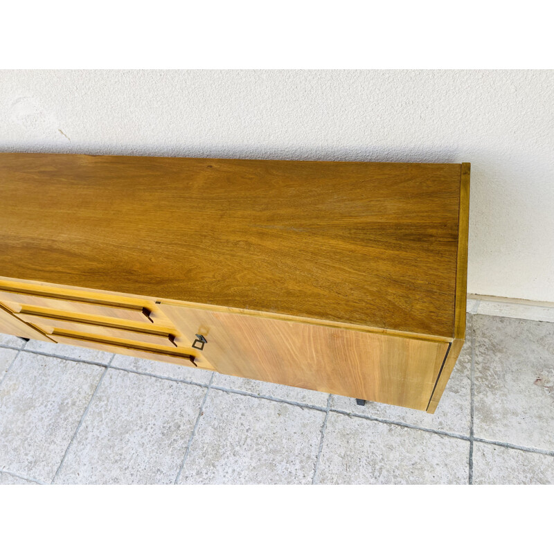 Vintage teak sideboard with two doors