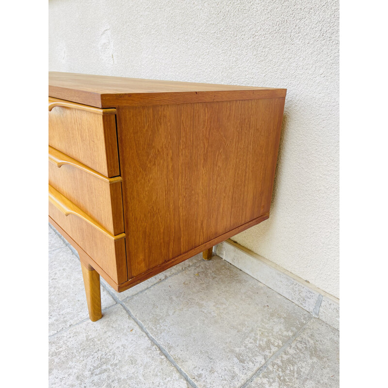 Enfilade scandinave vintage en teck, 1960