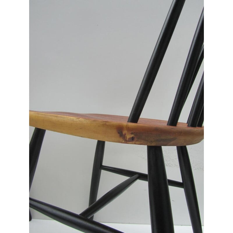 Suite de chaises scandinaves en bois - 1950
