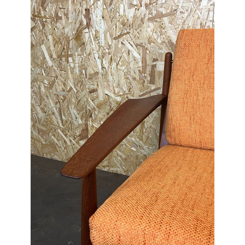 Divano vintage a 3 posti in teak di Svend Aage Eriksen per Glostrup, 1960-1970