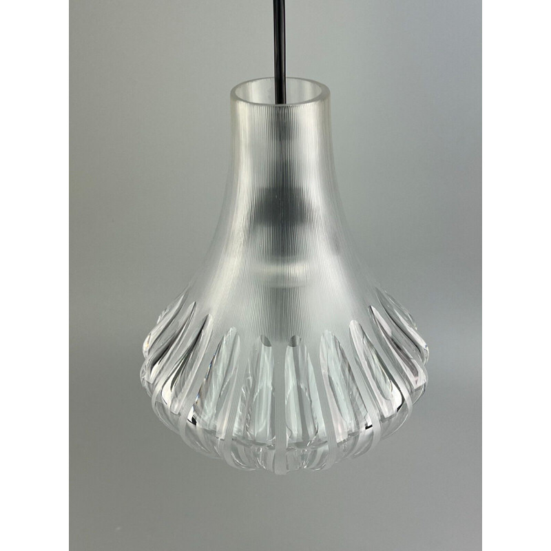 Vintage pendant lamp in glass by Peill & Putzler, 1960-1970s