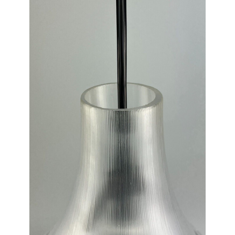 Vintage pendant lamp in glass by Peill & Putzler, 1960-1970s