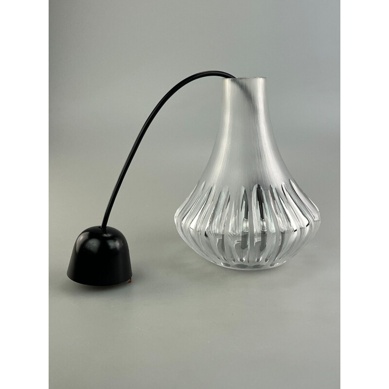 Vintage pendant lamp in glass by Peill & Putzler, 1960-1970s