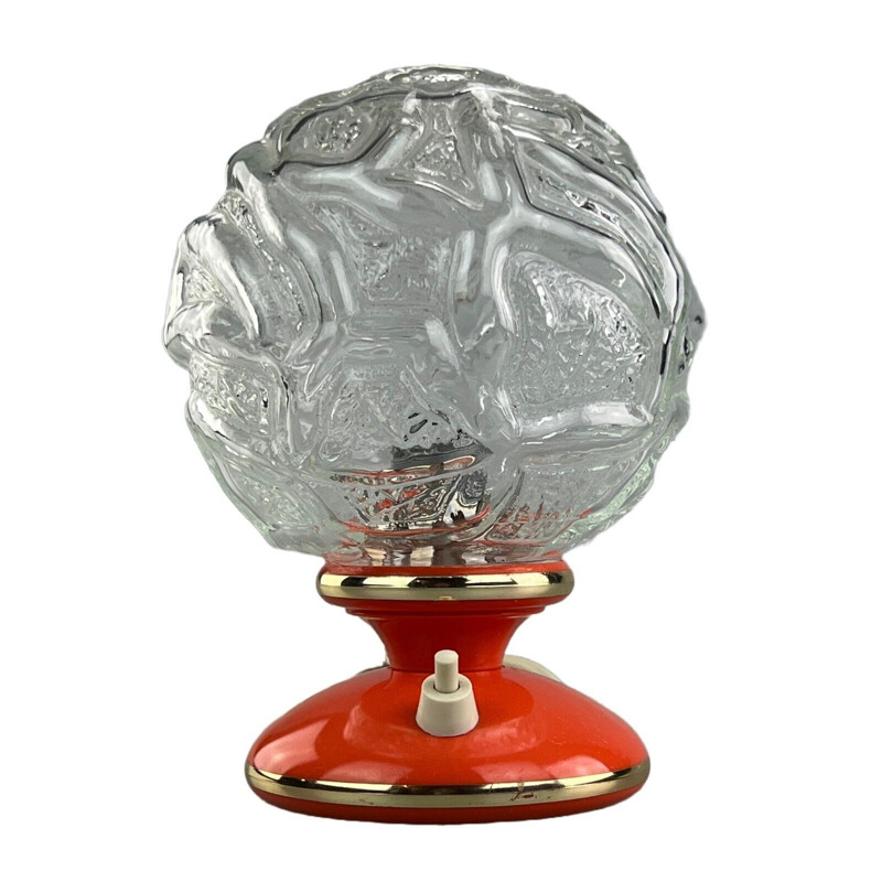 Vintage spherical table lamp, 1960-1970s