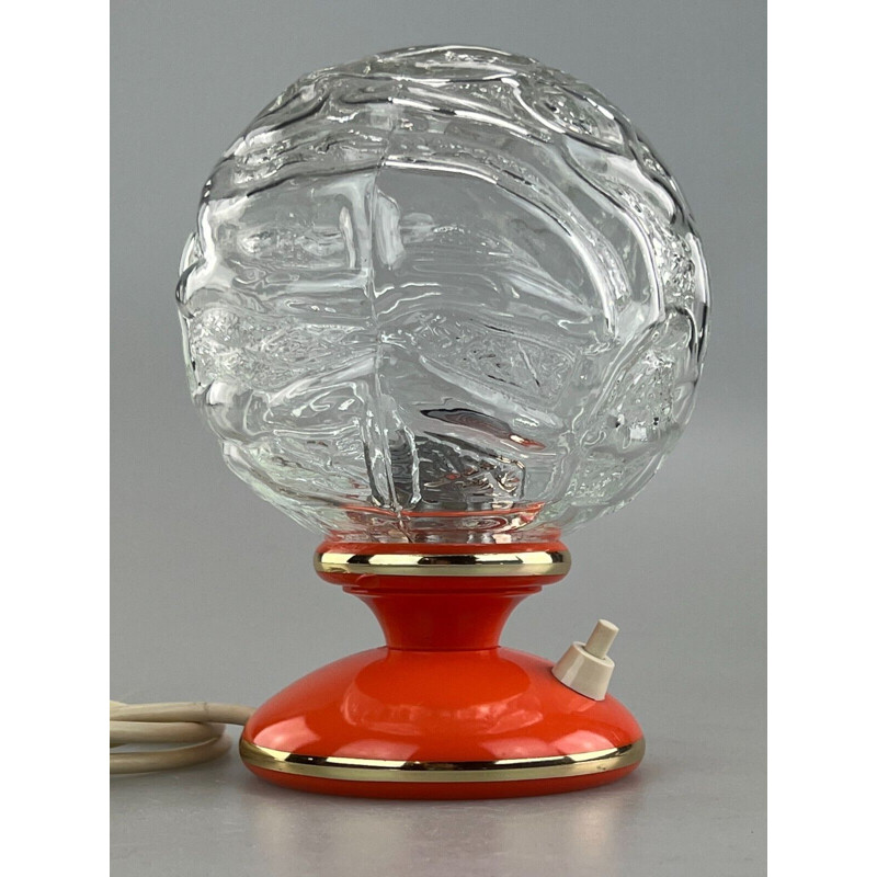 Lampe de table sphérique vintage, 1960-1970