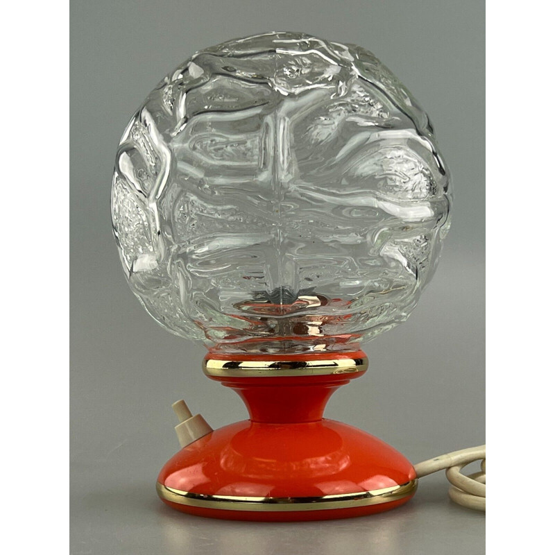 Vintage spherical table lamp, 1960-1970s