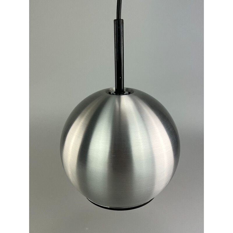 Vintage metal and aluminum ball suspension by Erco, 1960