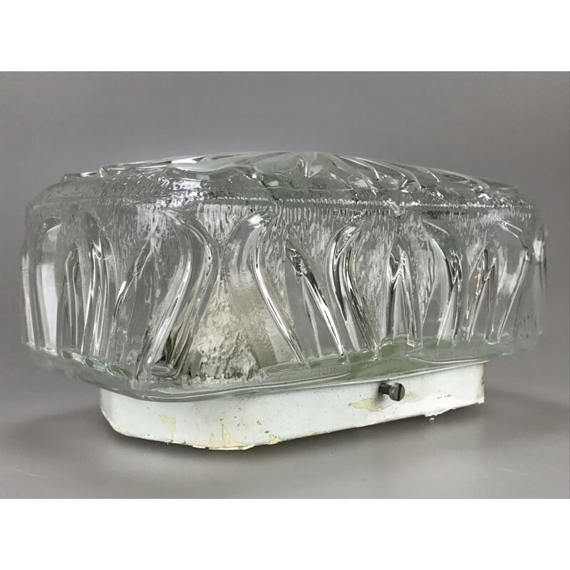 Applique vintage en verre, 1960-1970