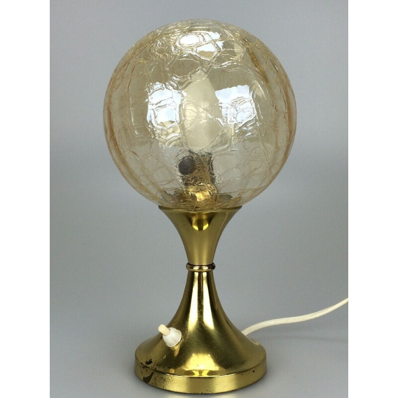 Lámpara esférica de sobremesa vintage, 1960