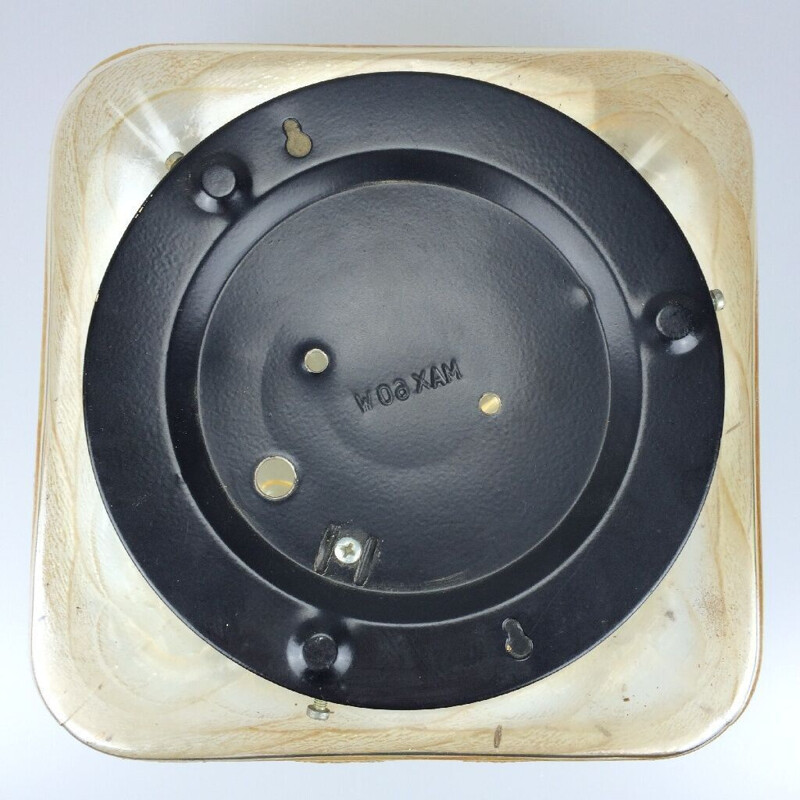 Lámpara de techo de cristal vintage, 1960-1970