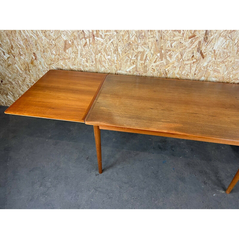 Vintage teakhouten tafel, Denemarken 1960-1970