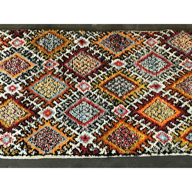 Tapis de couloir vintage, 1960-1970