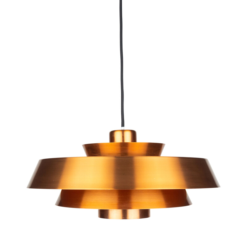 Danish vintage pendant lamp Nova by Jo Hammerborg for Fog og Morup, 1963