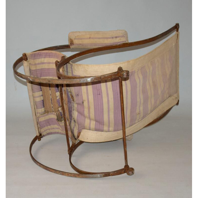 Chaise à bascule vintage par Peter Cooper pour R.W. Winfield Co, Angleterre