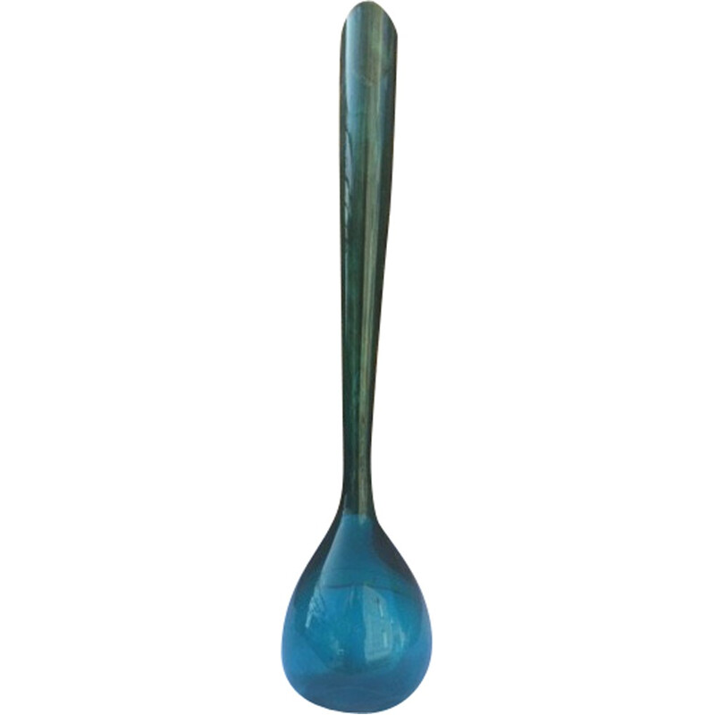 Mid-century blue vase - 1970s