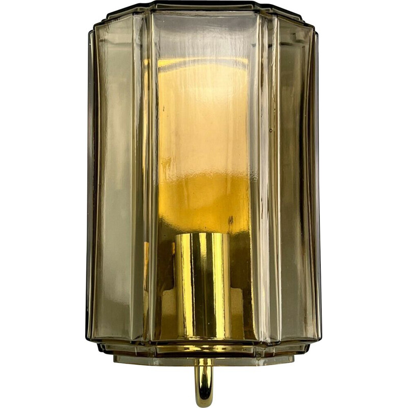 Vintage wandlamp van Glashütte Limburg, 1960