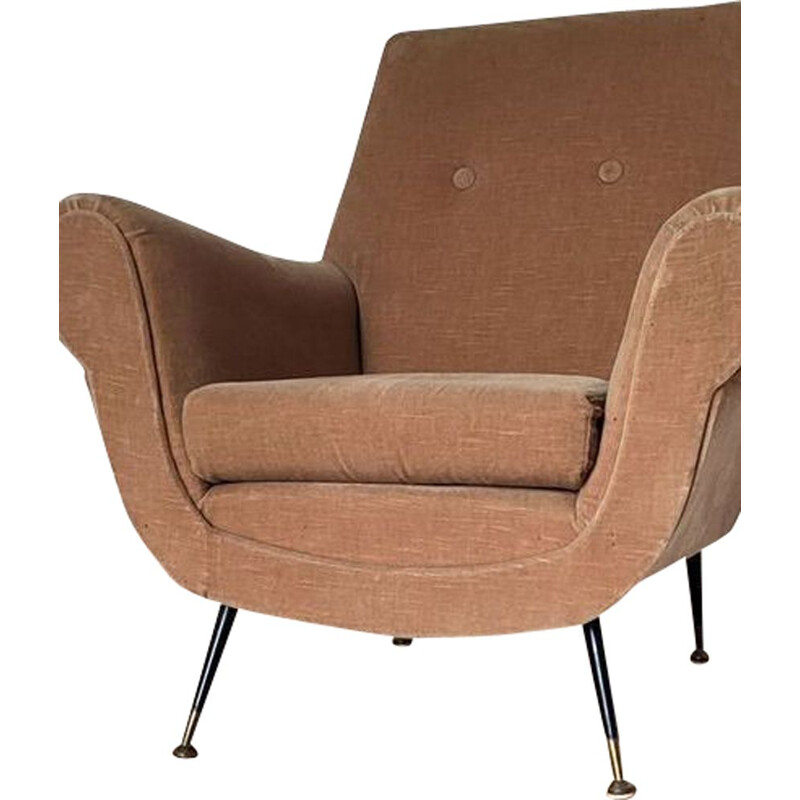 Vintage fauteuil van Gigi Radice voor Minotti, 1950