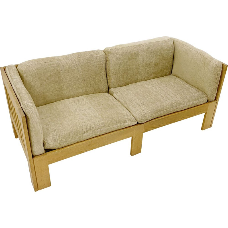 Vintage-Sofa aus Eiche von Tage Poulsen, Dänemark 1960