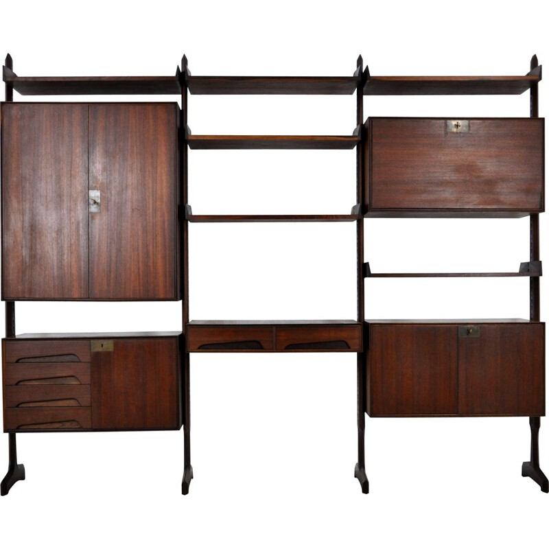 Vintage Italian bookcase by Vittorio Dassi for Dassi, 1950