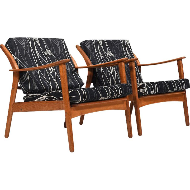 Paire de fauteuils vintage - danemark 1960