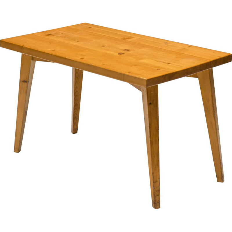 Table vintage de Christian Durupt pour Charlotte Perriand, 1968