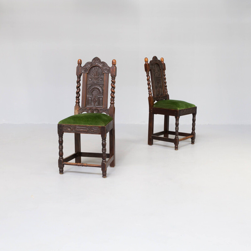 Pair of vintage dining chairs