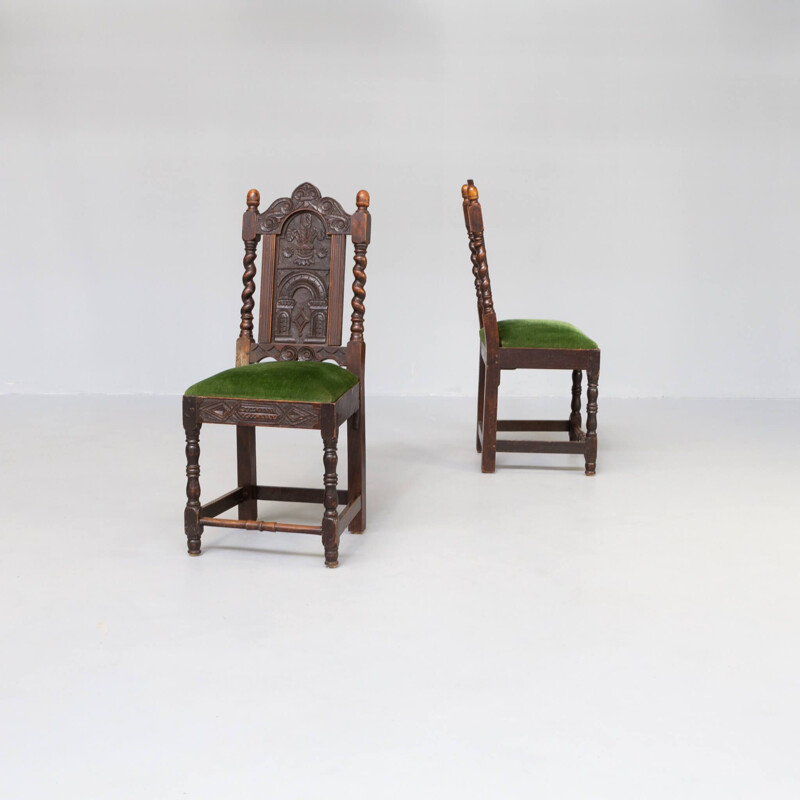 Coppia di sedie vintage