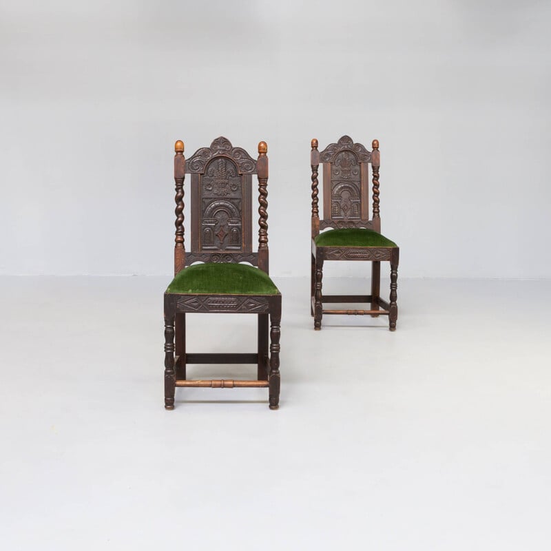Pair of vintage dining chairs