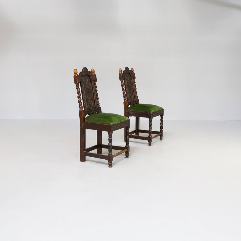 Pair of vintage dining chairs